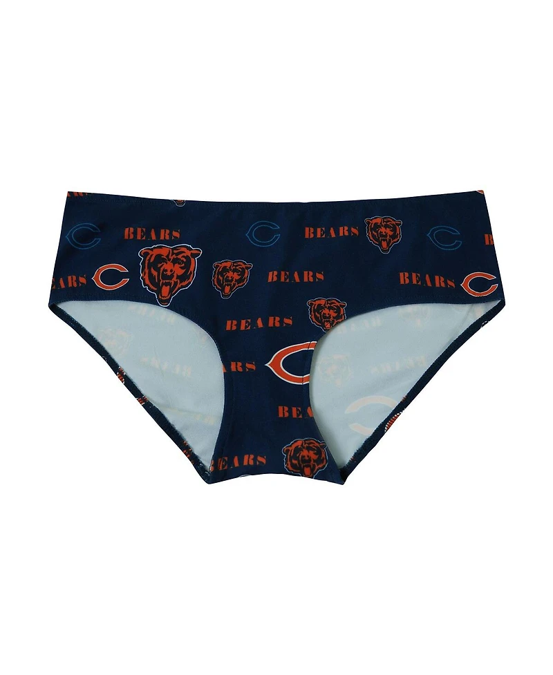 Concepts Sport Women's Navy Chicago Bears Mosaic Allover Print Knit Panty