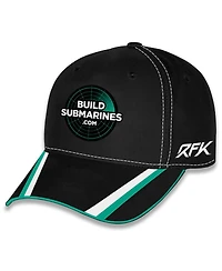 Checkered Flag Sports Men's and Women's Black Brad Keselowski Blue Forge Alliance Uniform Adjustable Hat