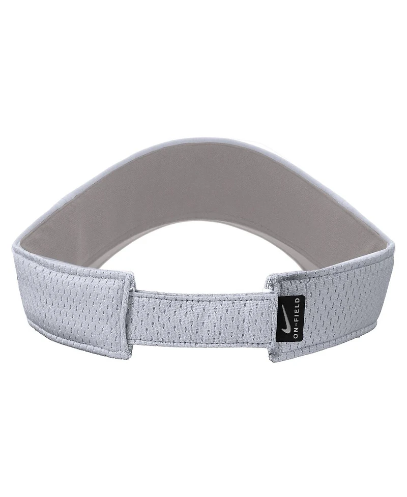 Nike Men's White Missouri Tigers On-Field Softball Authentic Ace Performance Adjustable Visor Hat