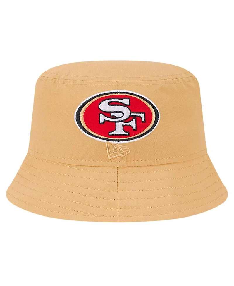 New Era Men's Gold San Francisco 49ers Helmet Bucket Hat