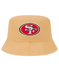 New Era Men's Gold San Francisco 49ers Helmet Bucket Hat