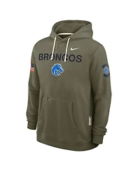 Nike Men's Olive Boise State Broncos 2025 Military Appreciation Dri-fit Hoodie