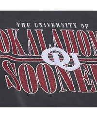 Mitchell & Ness Men's Black Oklahoma Sooners Downtown Fleece Sweatshirt
