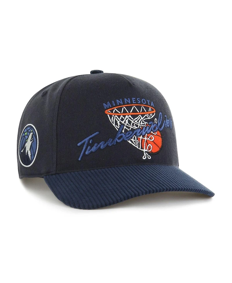 '47 Brand Men's Navy Minnesota Timberwolves Nothing But Net Hitch Adjustable Hat