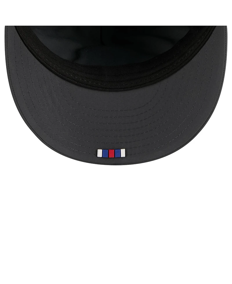 New Era Men's Charcoal York Giants 2025 Sideline Cold Weather Retro Crown 59FIFTY Fitted Hat