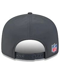New Era Men's Charcoal Los Angeles Chargers 2025 Sideline Cold Weather Split Panel 9FIFTY Snapback Hat
