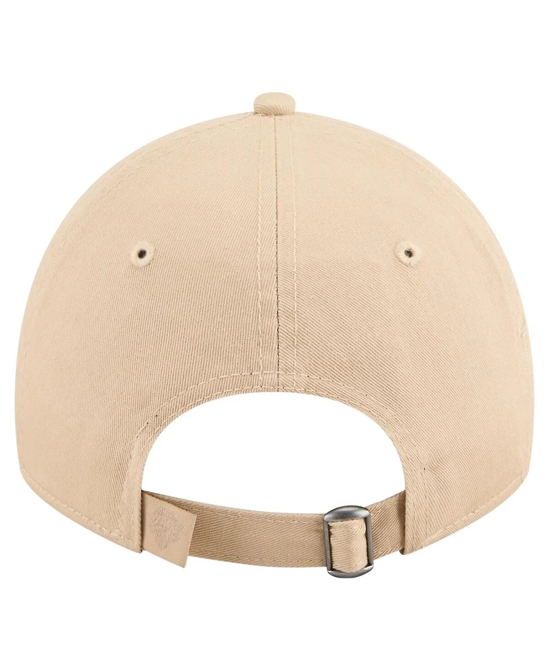 New Era Men's Khaki New York Knicks Color Pack Tonal 9TWENTY Adjustable Hat