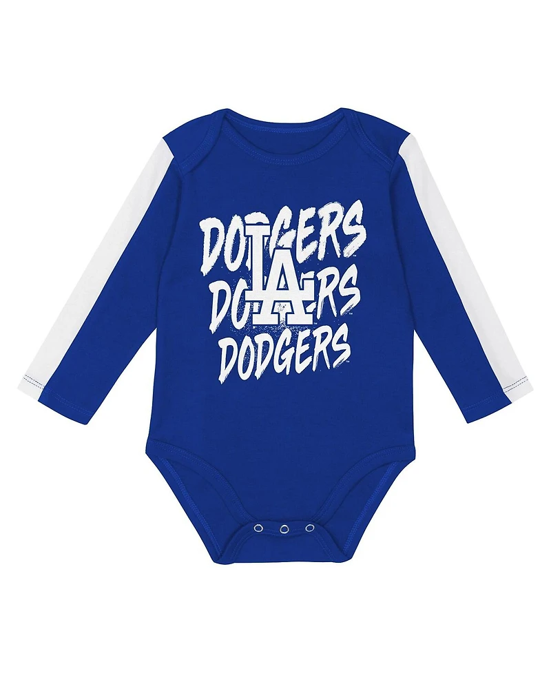 Outerstuff Baby Boys and Girls 2-Piece Los Angeles Dodgers Double Down Bodysuit Pants Set