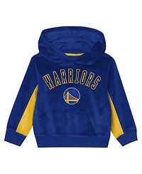 Outerstuff Preschool Royal Golden State Warriors Velour Hoodie