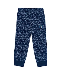 Outerstuff Toddler 2-Piece Navy Minnesota Timberwolves Nothing But Net Fleece Sweatshirt and Pants Set