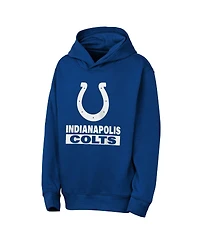 Outerstuff Big Boys and Girls Royal Indianapolis Colts Back to Basics Hoodie