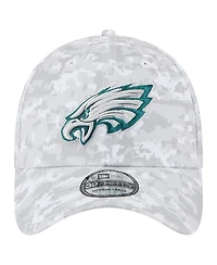 New Era Men's White Philadelphia Eagles 2025 Salute to Service Digital Camo Fan Pack 39THIRTY Flex Hat