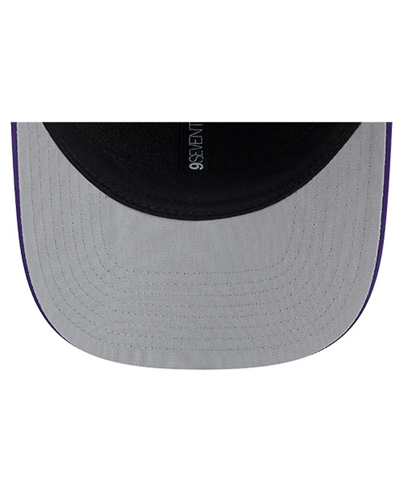 New Era Men's Purple Minnesota Vikings Script 9SEVENTY Adjustable Hat