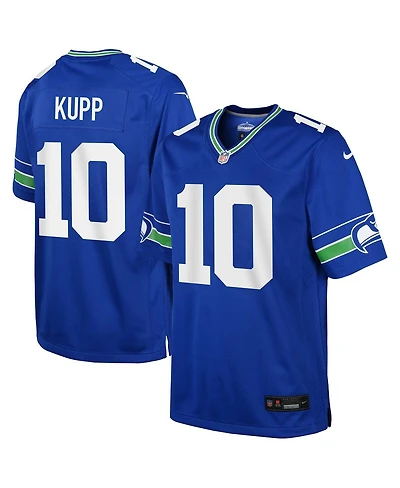 Nike Big Boys and Girls Cooper Kupp Royal Seattle Seahawks Game Jersey