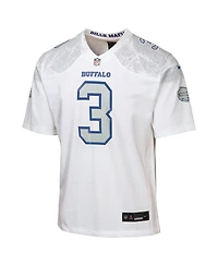 Nike Big Boys and Girls Damar Hamlin White Buffalo Bills 2025 Rivalries Collection Game Jersey