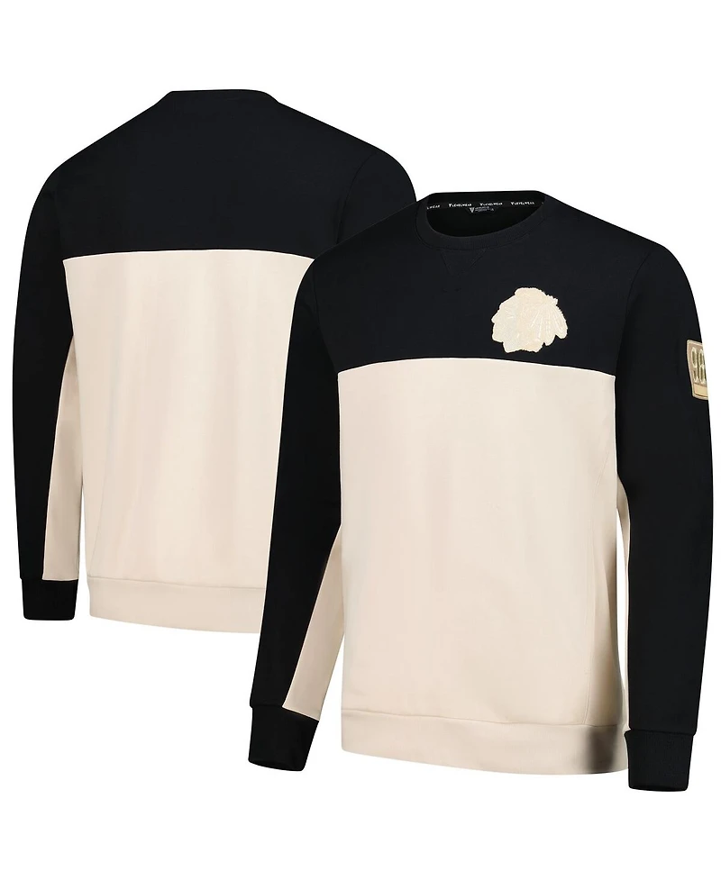 Levelwear Men's Connor Bedard Black Chicago Blackhawks Legacy Name Number Pullover Hoodie