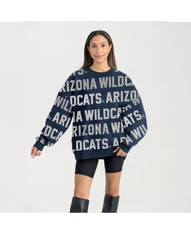 Gameday Couture Women's Navy Arizona Wildcats Hype Era Sweatshirt