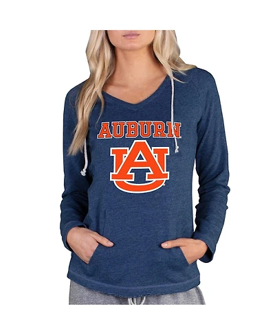 Concepts Sport Women's Navy Auburn Tigers Mainstream Lightweight Terry Pullover Hoodie