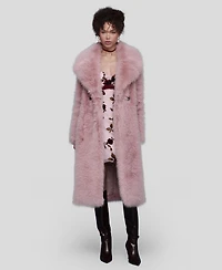 Avec Les Filles Women's Oversized Long-Sleeve Trench Jacket