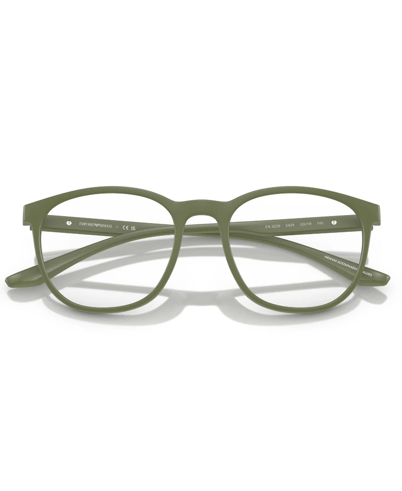 Emporio Armani Men's Panthos Eyeglasses, EA3229