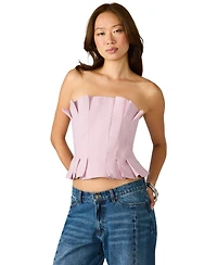 Steve Madden Women's Luciella Strapless Pleated Top