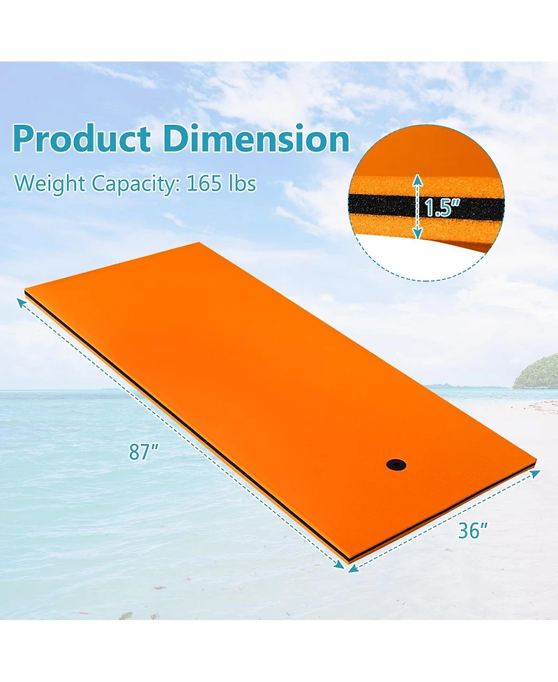 Skonyon 3-Layer Relaxing Tear-proof Water Mat