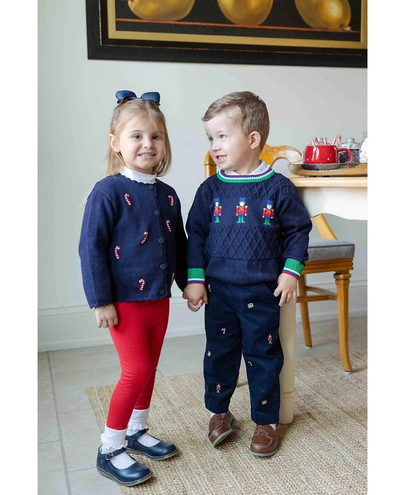 Florence Eiseman Baby Boys Sweater With Soldiers