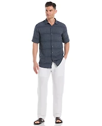 Cubavera Men's Broken Stripe Print Short-Sleeve Shirt