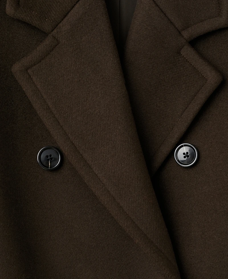 Mango Women's Double-Breasted Wool Coat