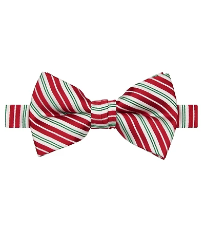 Hallmark Holiday Traditions Men's Candy Cane Slim Bow Tie