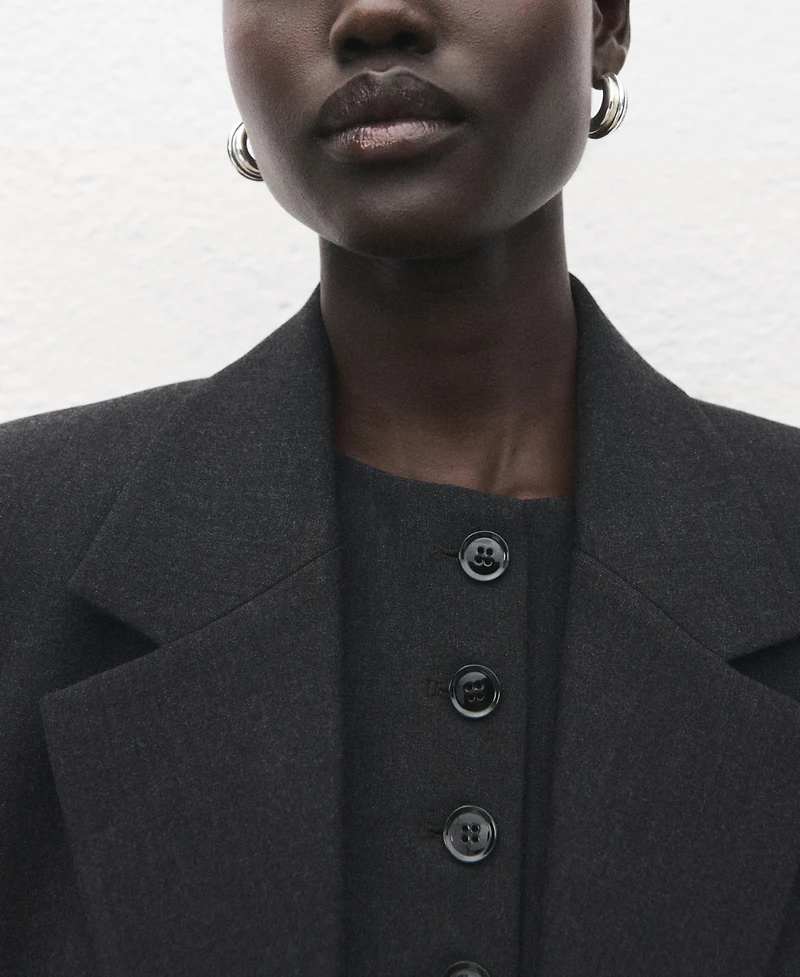 Mango Women's Double-Breasted Suit Blazer