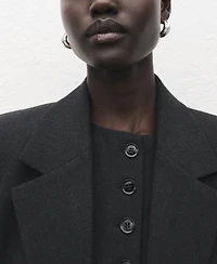 Mango Women's Double-Breasted Suit Blazer