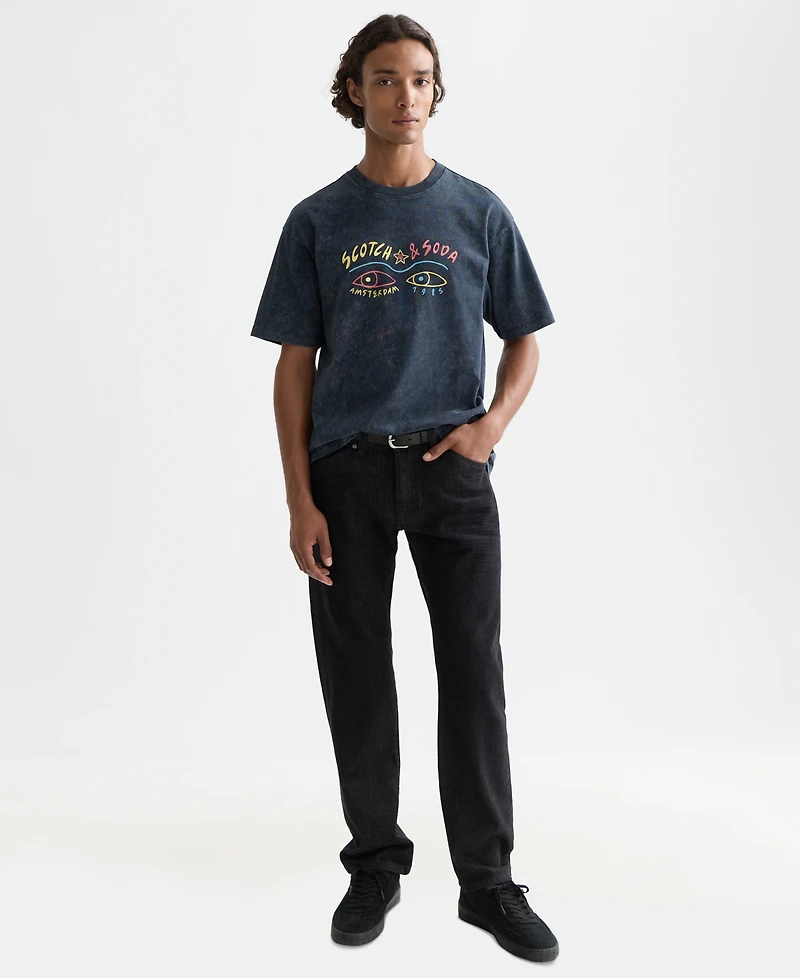 Scotch & Soda Men's Front Artwork Relaxed Fit T-Shirt