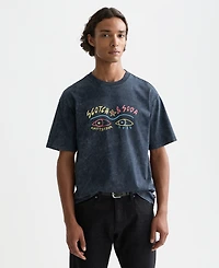 Scotch & Soda Men's Front Artwork Relaxed Fit T-Shirt