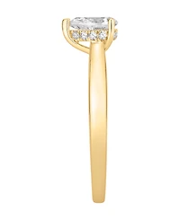 Gia Certified Diamonds Diamond Pear Engagement Ring (1 ct. t.w.) in 14k Yellow Gold