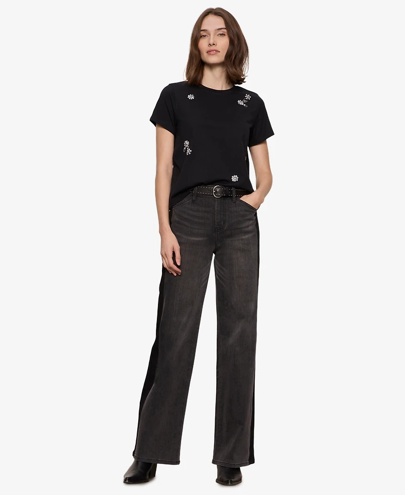 Sanctuary Women's Embellished Short-Sleeve T-Shirt