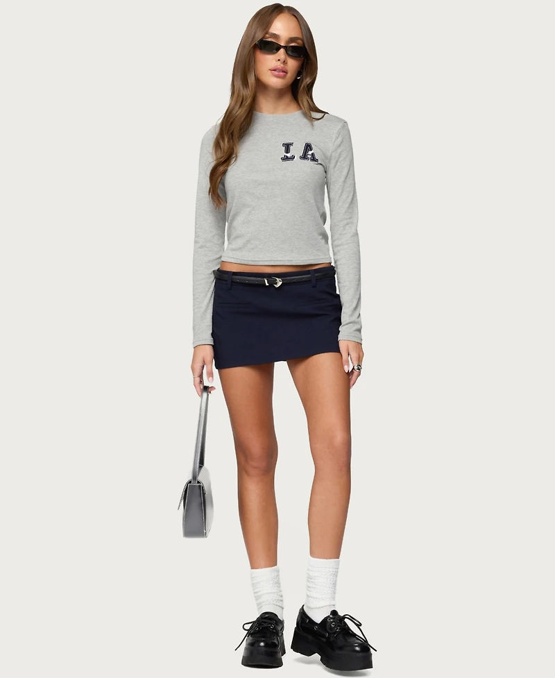 Edikted Women's Wendie Tailored Mini Skort