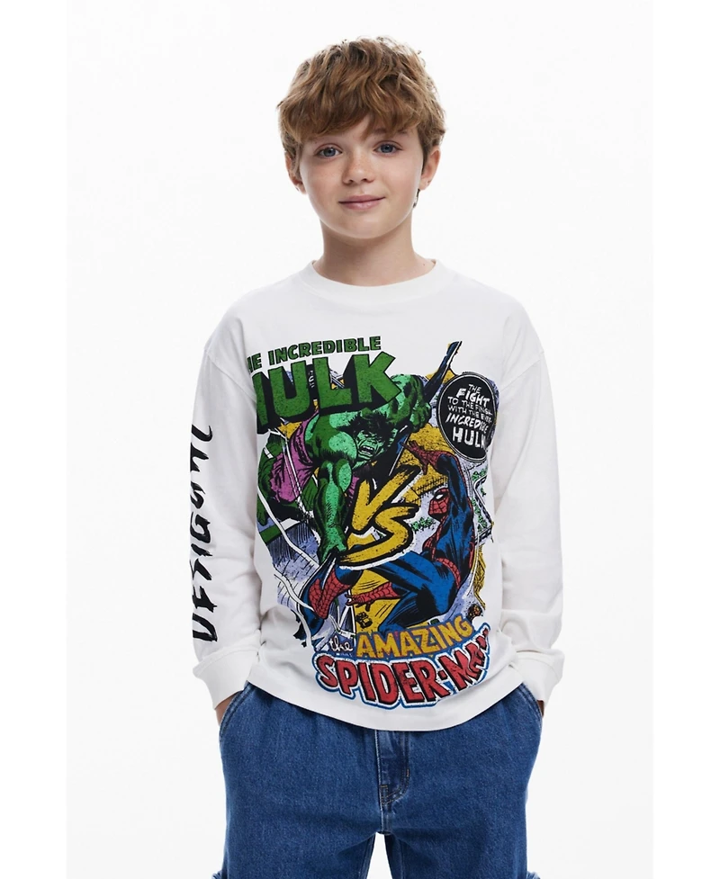 Desigual Boys's Marvel long-sleeve T-shirt