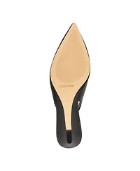 Calvin Klein Women's Mavalyn Tapered Low Wedge Slingback Pumps