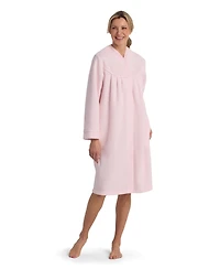 Miss Elaine Women's Long-Sleeve Solid Robe