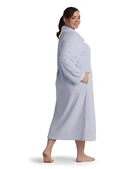 Miss Elaine Women's Long-Sleeve Solid Robe