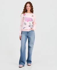 Love Tribe Juniors' Hello Kitty Crewneck Sweatshirt