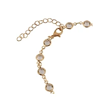 Women's The Cristal-Link Chain Anklet - California Gold