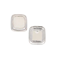 Women's The Moziac-Quad Statement Earrings - Metallic Silver