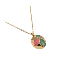 Women's The Enamel-Holly Jewellery Set - California Gold