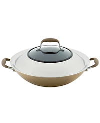 Anolon Advanced Home Hard-Anodized Nonstick Wok with Side Handles, 14"