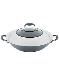 Anolon Advanced Home Hard-Anodized Nonstick Wok with Side Handles, 14"