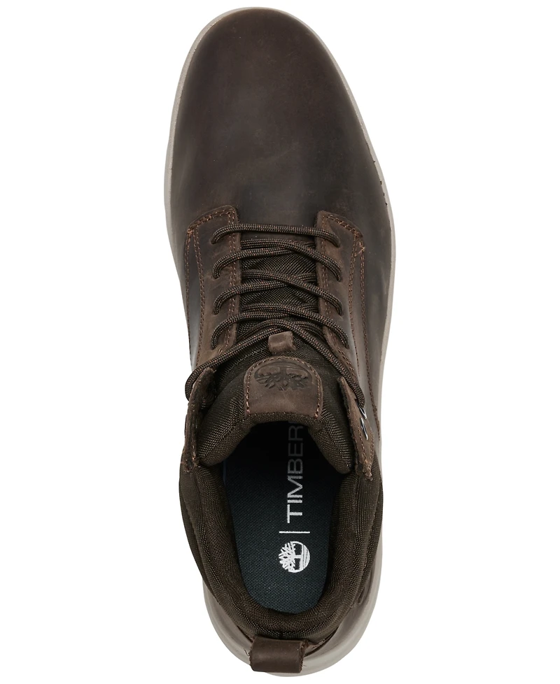 Timberland Men's Parker Street Leather High Top Casual Sneakers from Finish Line