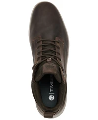 Timberland Men's Parker Street Leather High Top Casual Sneakers from Finish Line