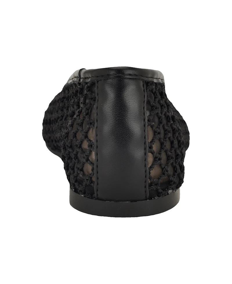 Calvin Klein Women's Delicate Woven Ballet Flats